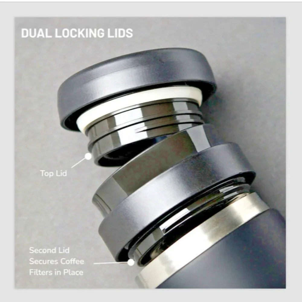 Espro Double Wall Stainless Steel Tea Travel Tea Press 10oz NEW